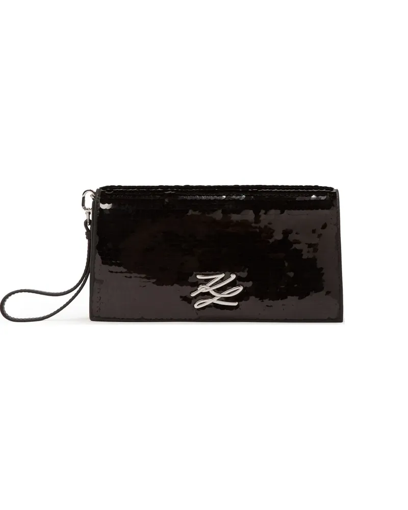Karl Lagerfeld K/Soiree Autograph Clutch - Schwarz Schwarz