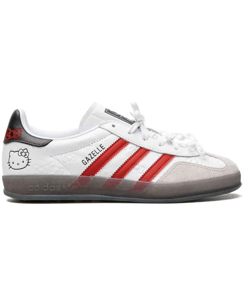 adidas x Hello Kitty Gazelle Indoor 50th Anniversary Sneakers - Weiß Weiß