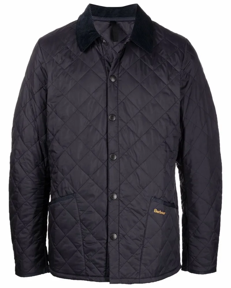 Barbour Gesteppte Regenjacke - Blau Blau