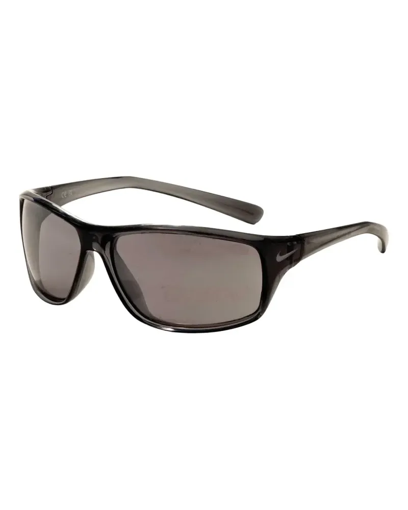 Nike Adrenaline rectangle-frame sunglasses - Schwarz Schwarz