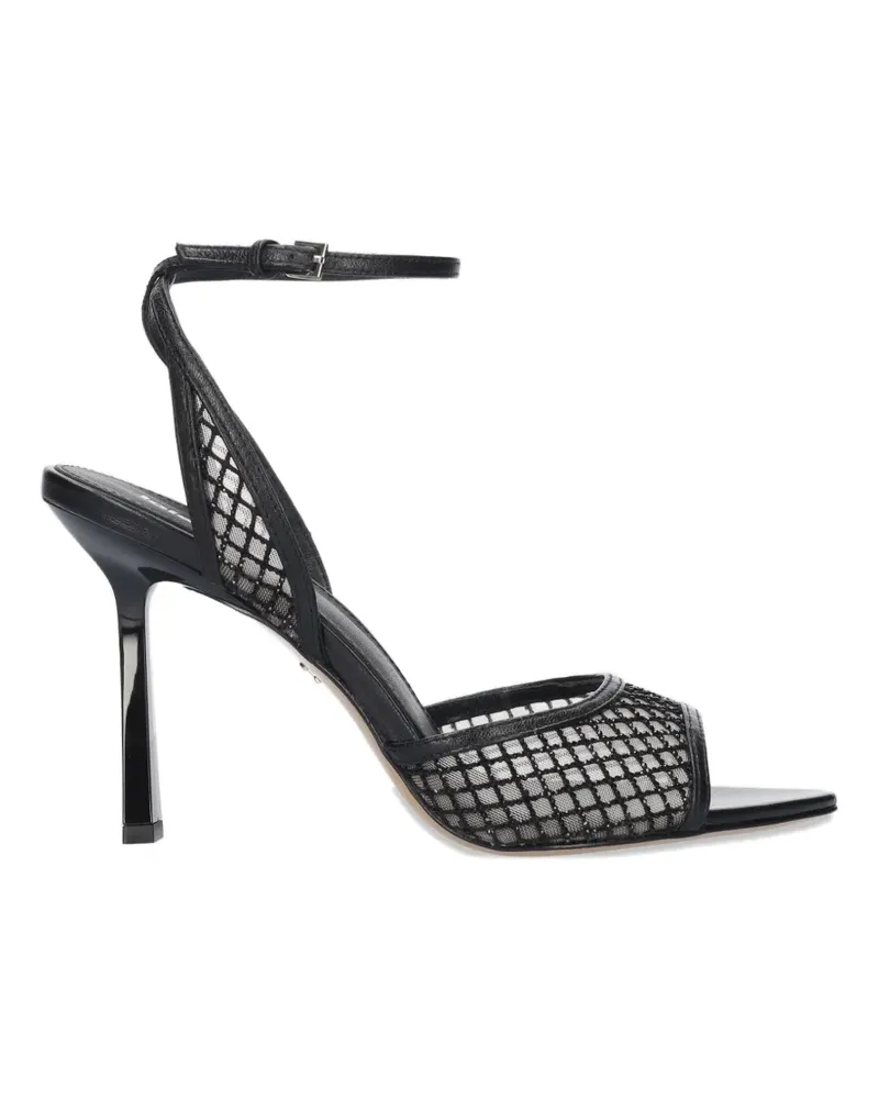 Lola Cruz Ruby mesh-panel sandals - Schwarz Schwarz