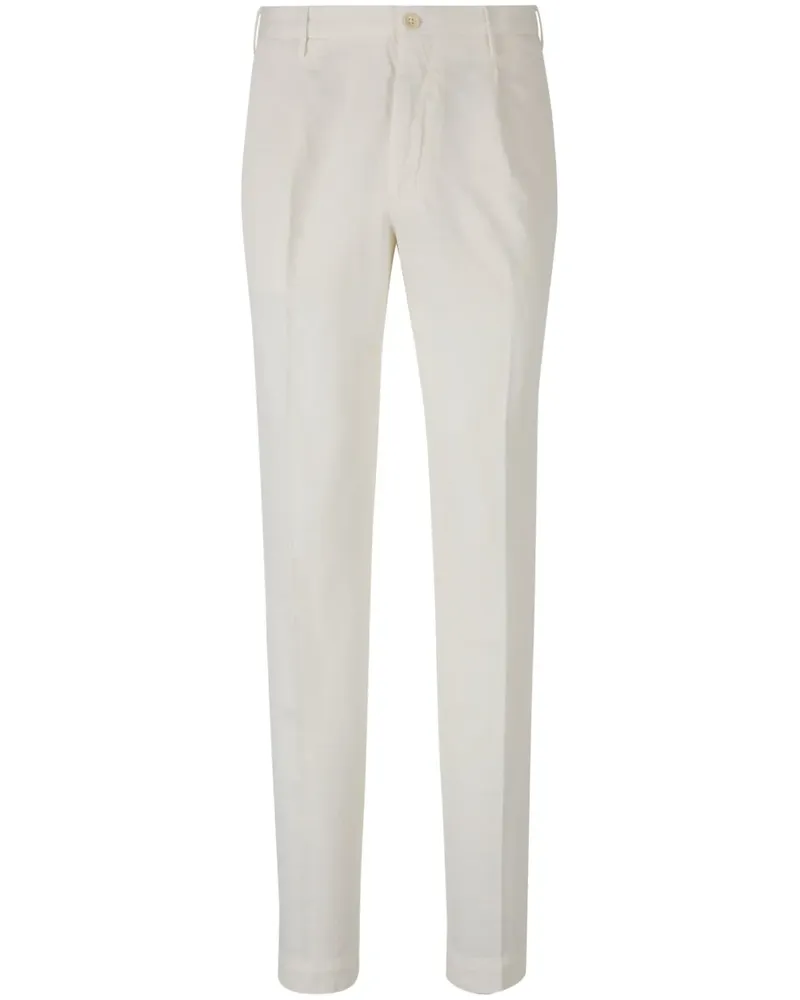 Incotex Hose mit Tapered-Bein - Weiß Weiß