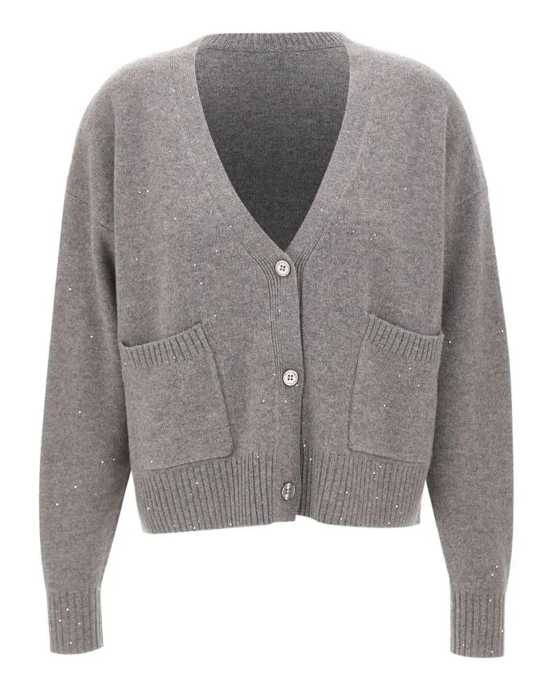 Kaos pockets cardigan - Grau Grau