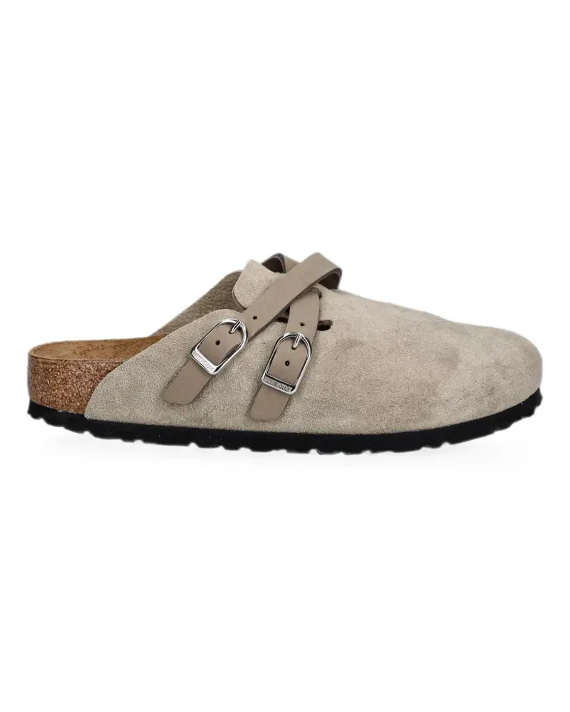 Birkenstock buckle-fastening crossover-strap sandals - Nude Nude