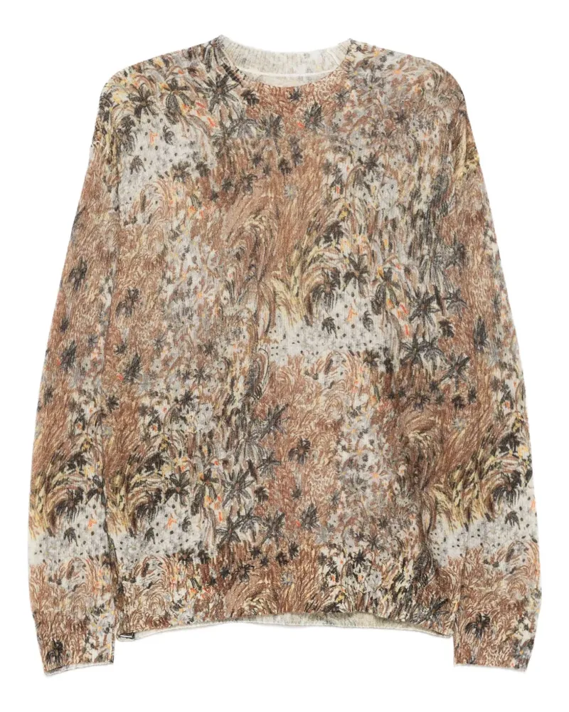 JNBY Pullover mit Blumen-Print - Braun Braun