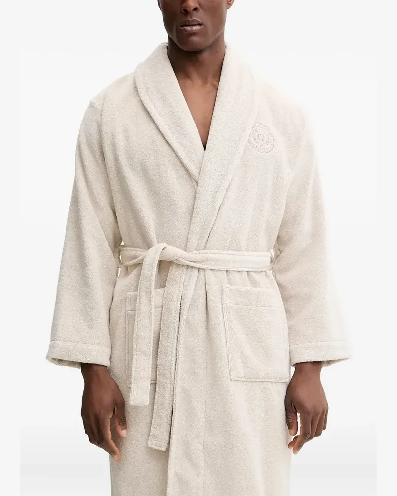 Gant shawl-collar robe - Nude Nude