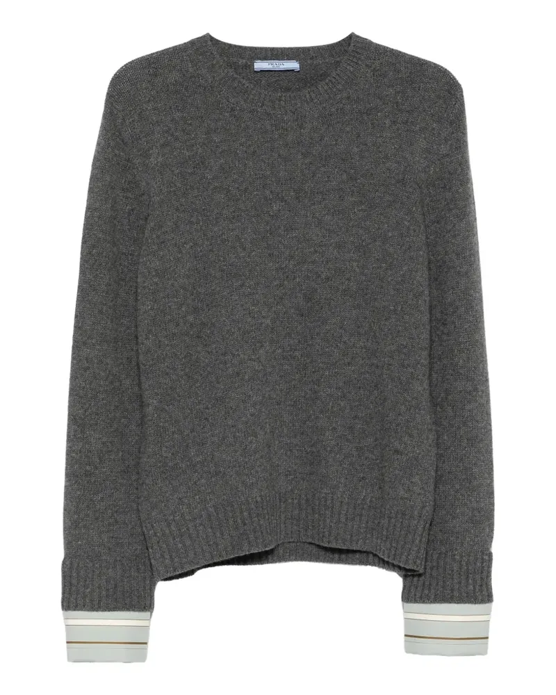 Prada Pullover mit Rundhalsausschnitt - Grau Grau