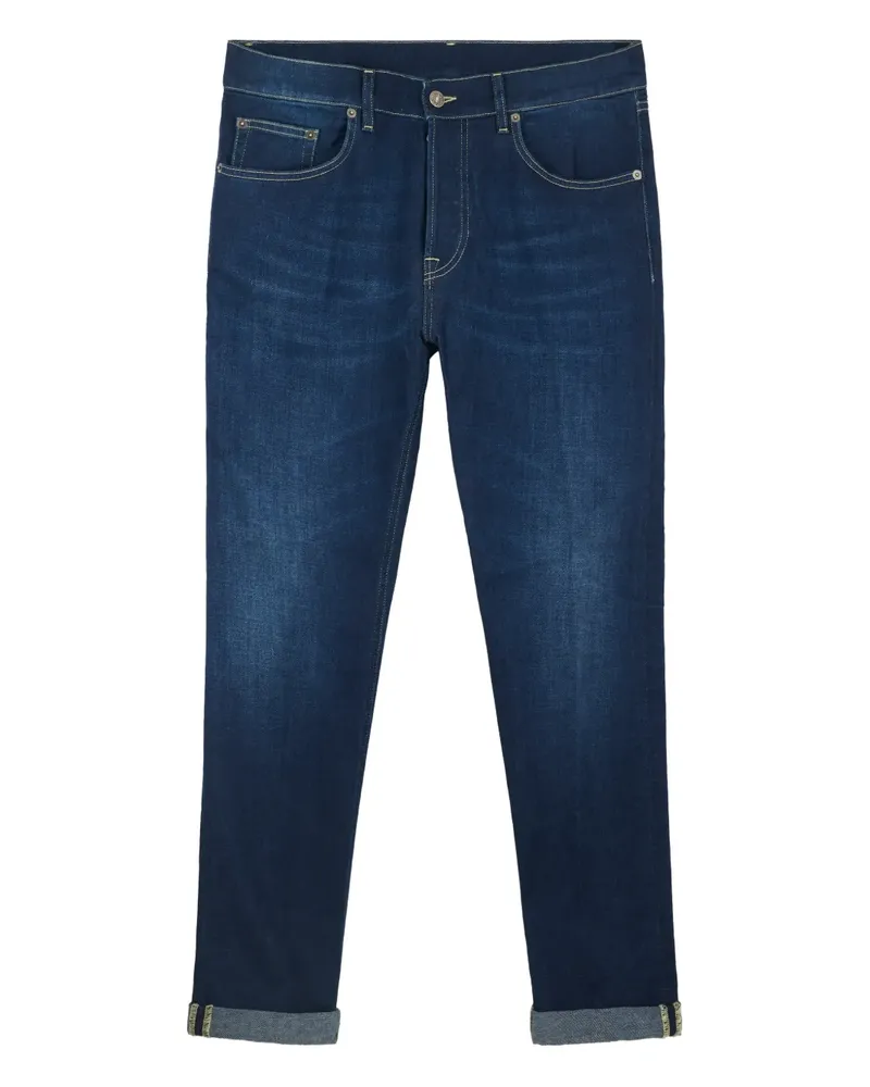 Dondup Hose mit Gürtelschlaufen - Blau Blau