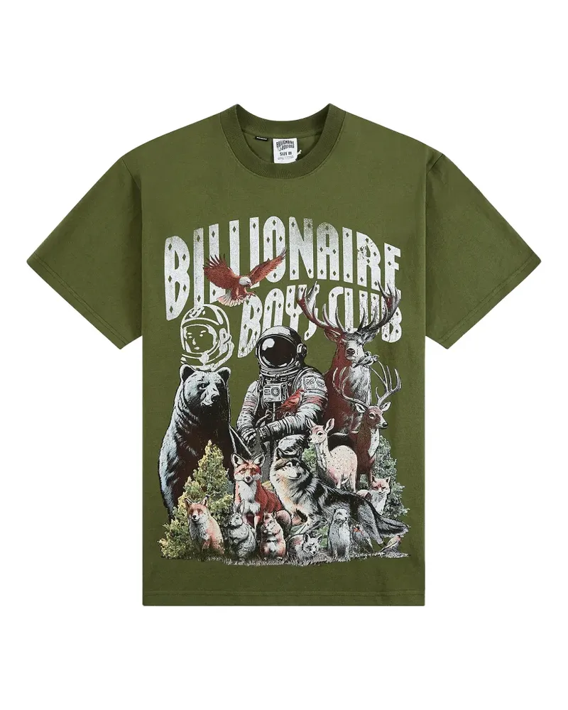 Billionaire Boys Club Smokey graphic-print T-shirt - Grün Grün