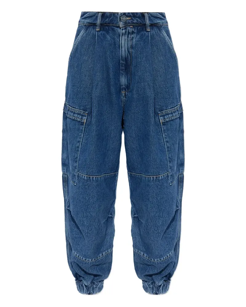 AllSaints Jeans mit Cargotaschen - Blau Blau