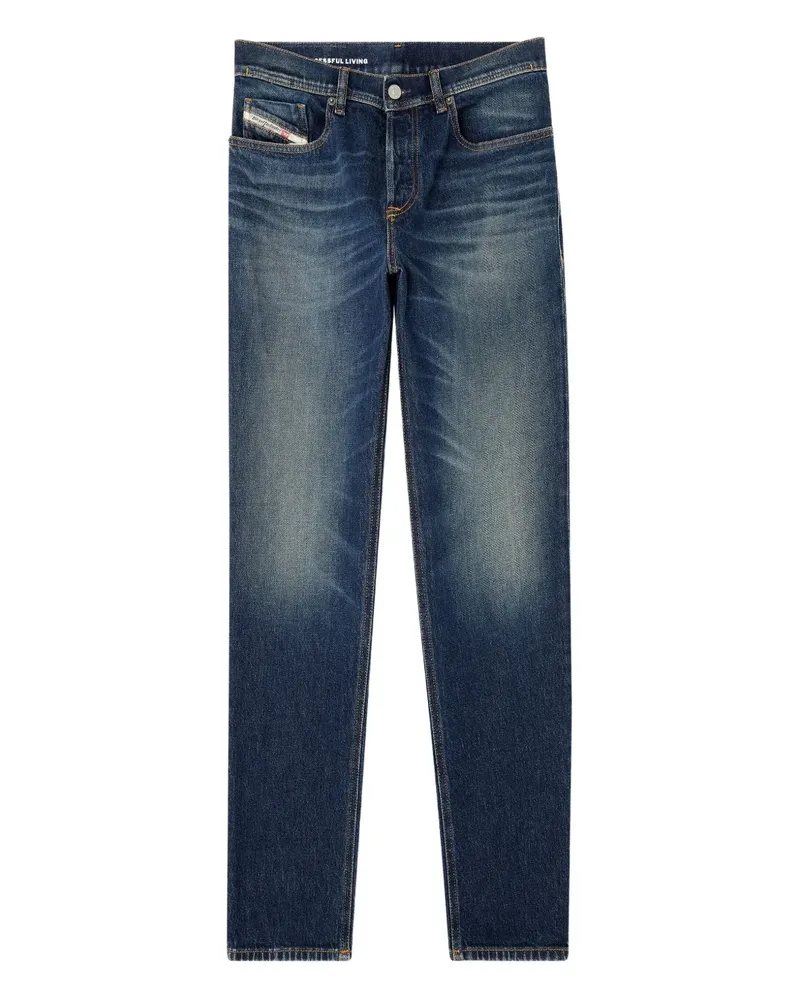 Diesel Ausgeblichene Jeans - Blau Blau