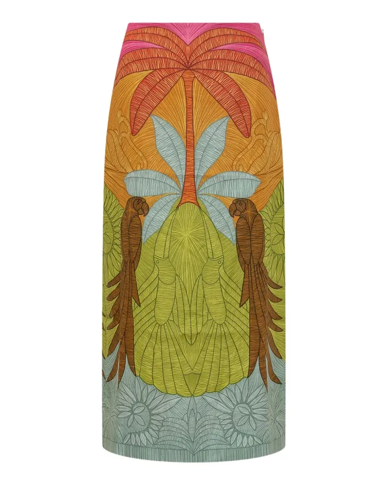 FARM Rio printed maxi skirt - Grün Grün