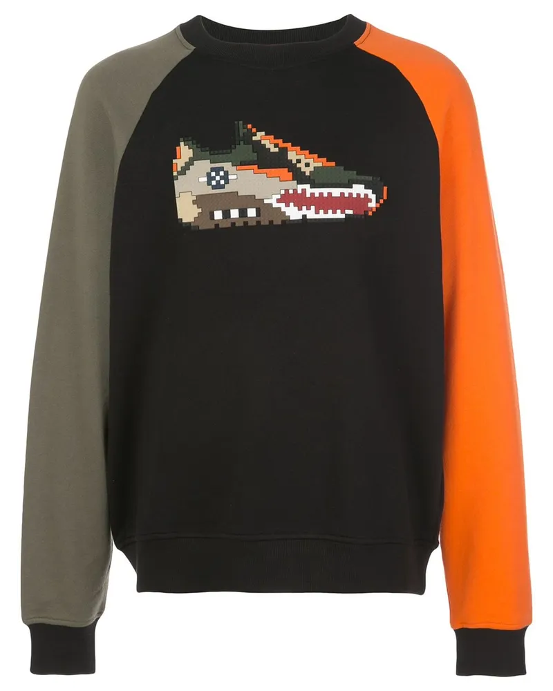 Mostly Heard Rarely Seen Sweatshirt mit "Falcon"-Print Schwarz