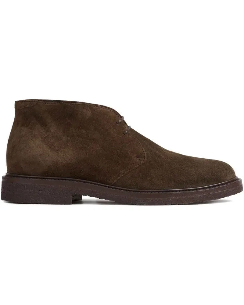 Henderson Schnürstiefel aus Wildleder - Braun Braun