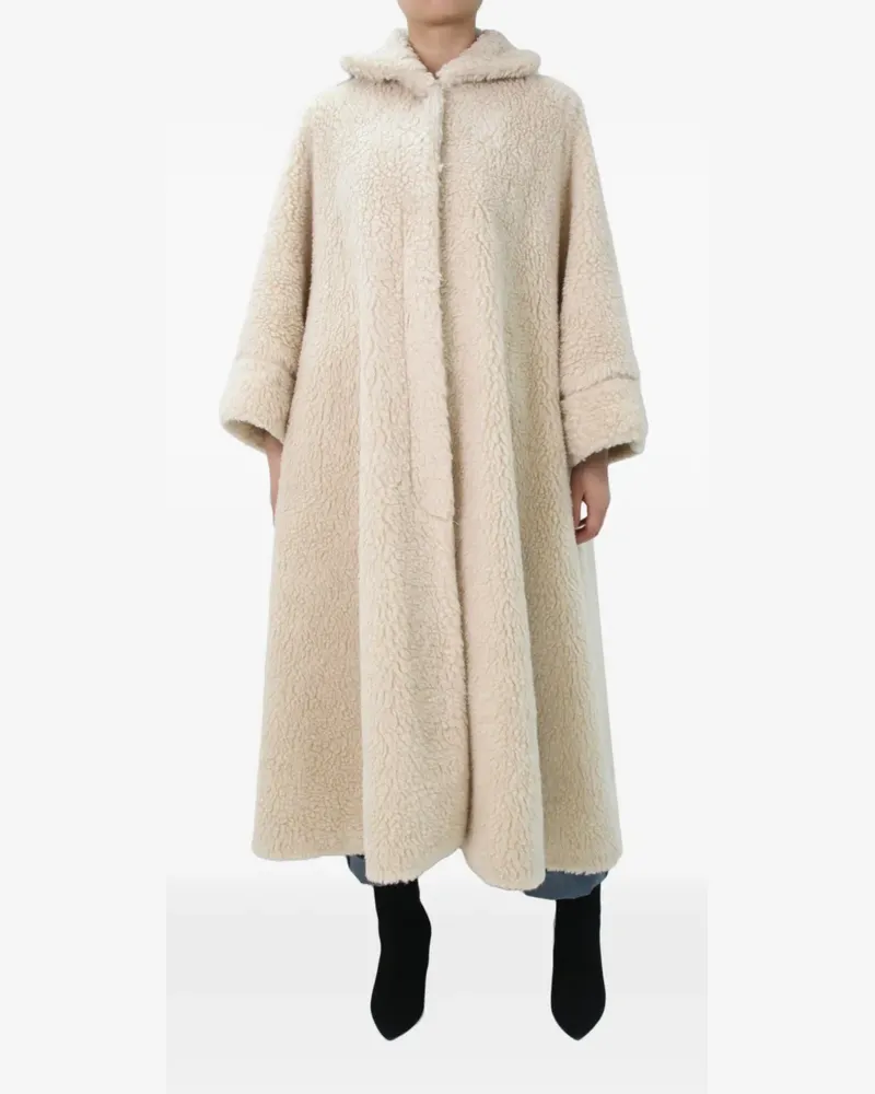 BERNADETTE flared cut coat - Nude Nude