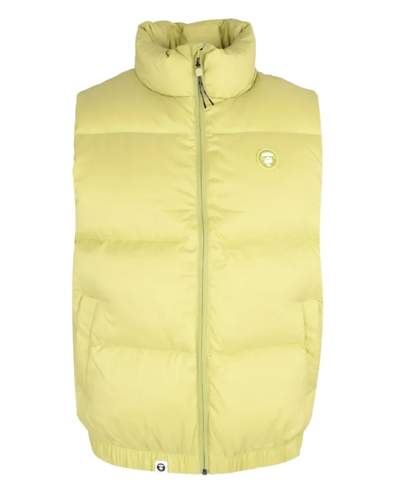 BAPE AAPE AAPENOW Moonface padded gilet - Gelb Gelb