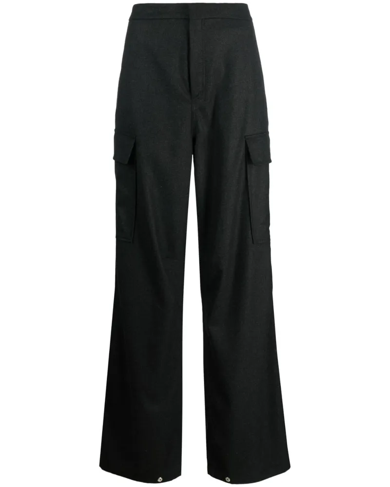 Filippa K Cargohose mit hohem Bund - Grau Grau