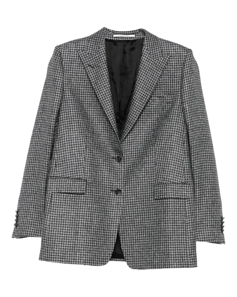 Tagliatore Jacke mit Hahnentrittmuster - Schwarz Schwarz