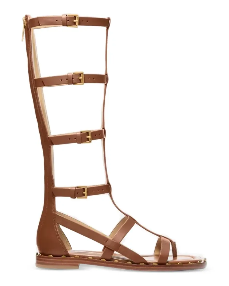 Michael Kors Noa stud-embellished buckle-fastening sandals - Braun Braun
