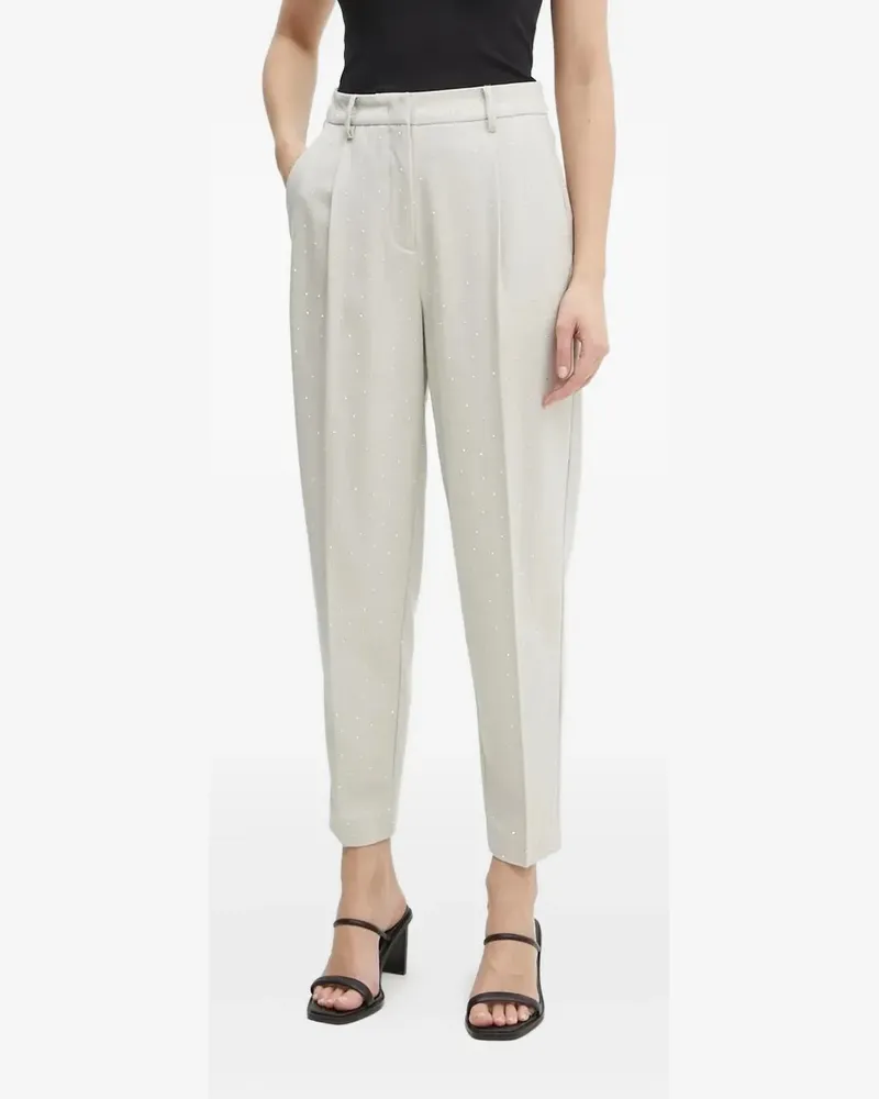 BRUUNS BAZAAR Verzierte Hose mit Bundfalten - Nude Nude