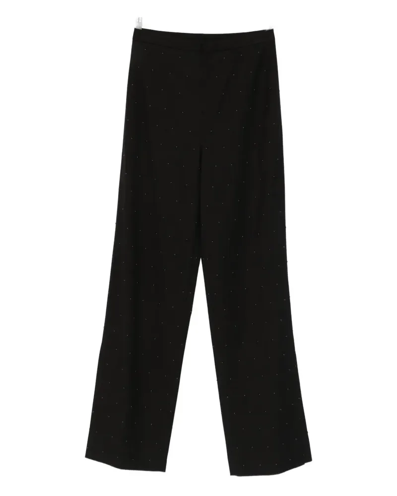 Isabelle Blanche rhinestone-embellished trousers - Schwarz Schwarz