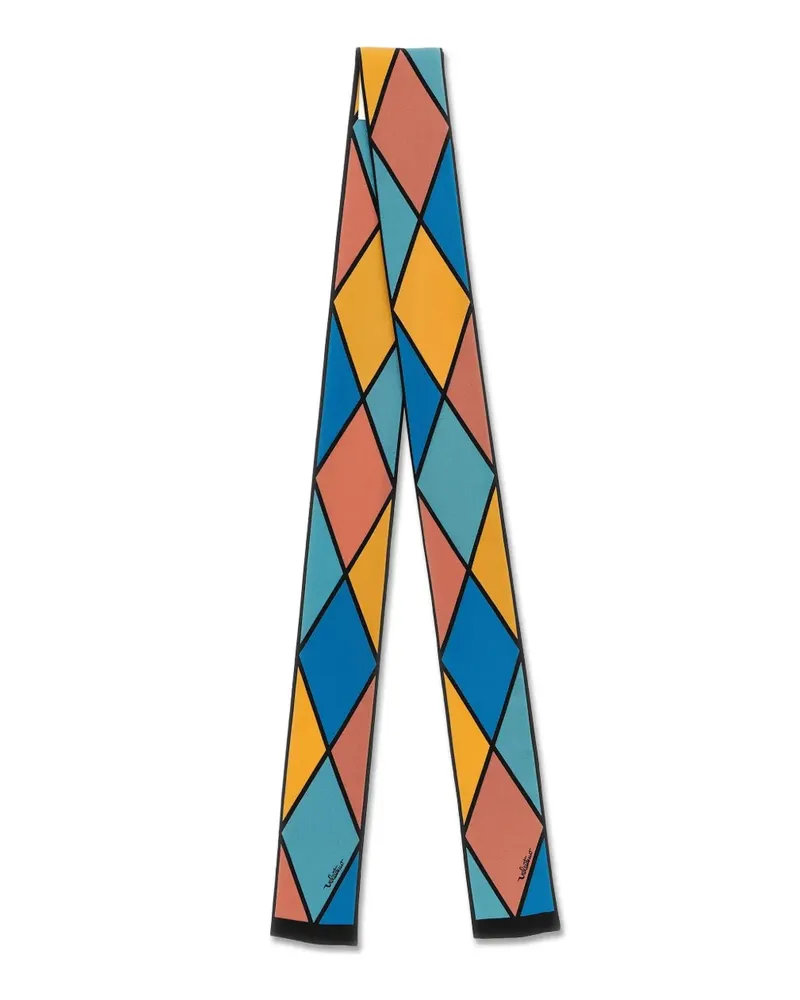 Valentino Garavani Schal mit Rhombelle-Print - Blau Blau