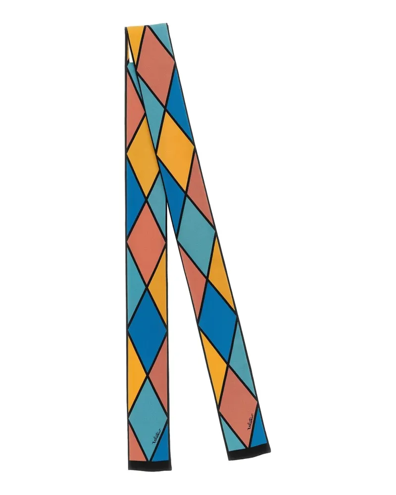 Valentino Garavani Schal mit Rhombelle-Print - Blau Blau