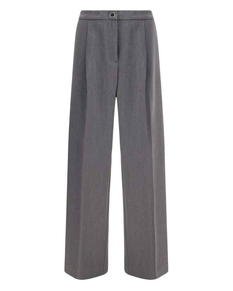 CRUNA Cora Hose mit Falten - Grau Grau
