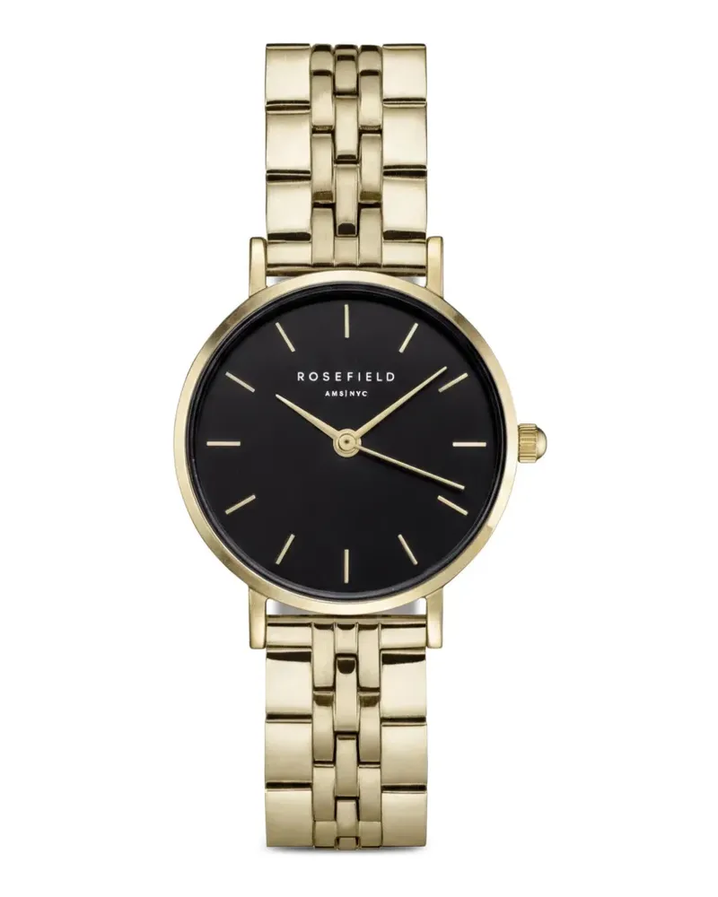 ROSEFIELD Kleine Edit Armbanduhr 26mm - Schwarz Schwarz