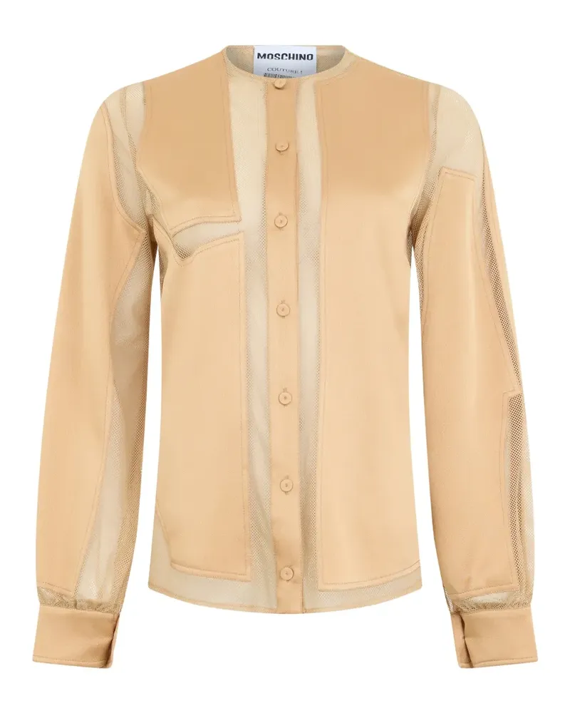 Moschino long-sleeve shirt - Nude Nude
