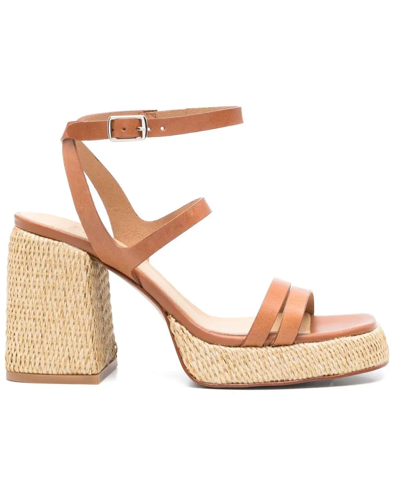 Castañer Victoria Sandalen 90mm - Braun Braun
