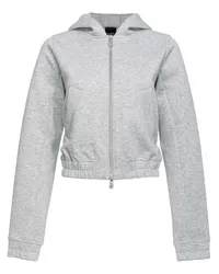 Pinko Birillo Hoodie aus Jersey Grau