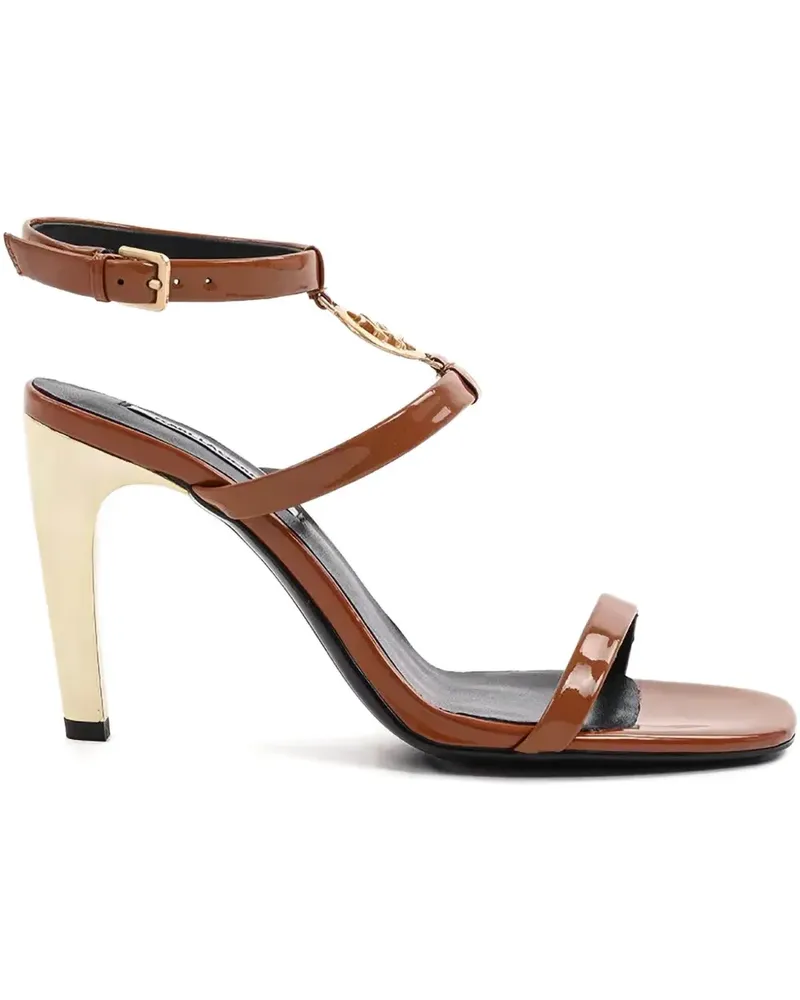 Karl Lagerfeld Sandalen mit hohem Absatz - Braun Braun