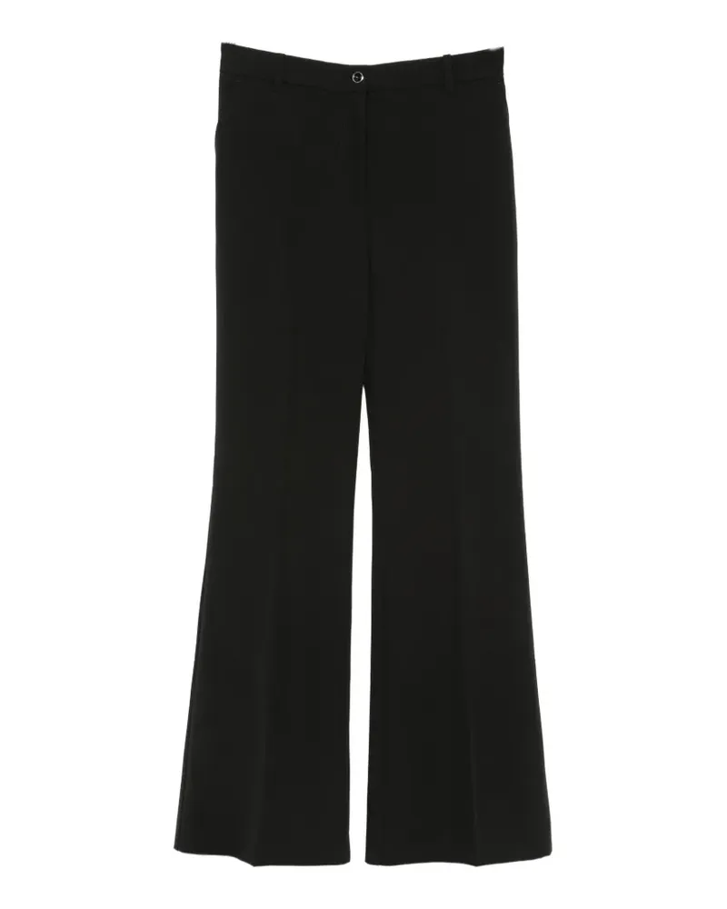 Pinko pressed-crease flared trousers - Schwarz Schwarz