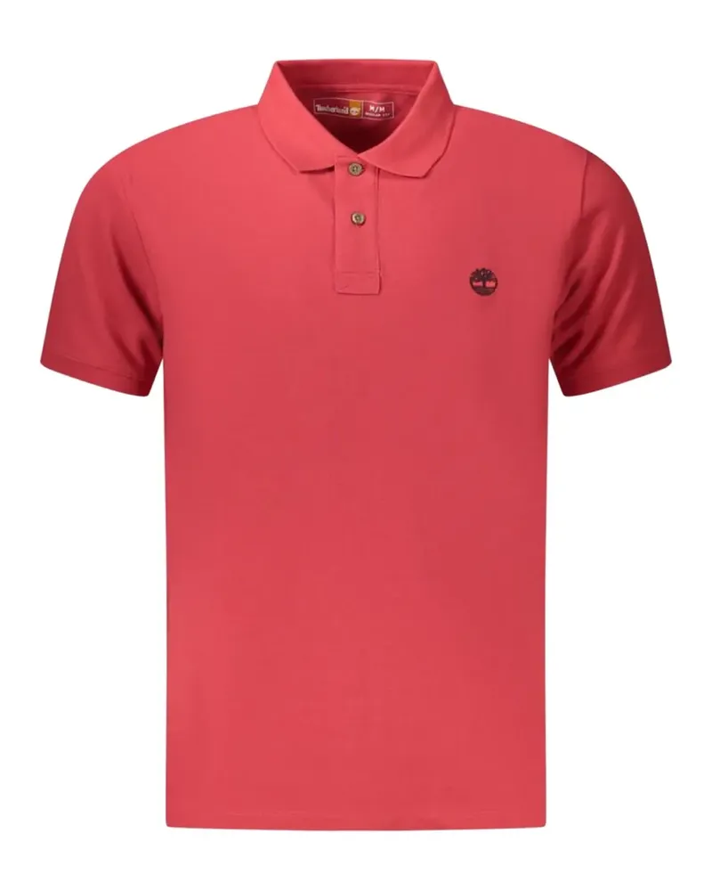Timberland Poloshirt mit Logo-Stickerei - Rot Rot