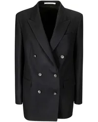 Tagliatore Doppelreihiger Blazer Schwarz