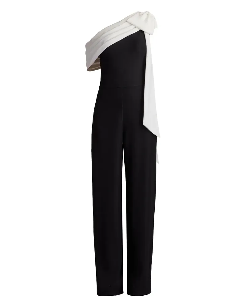 Tadashi Shoji Einschultriger Jumpsuit - Schwarz Schwarz