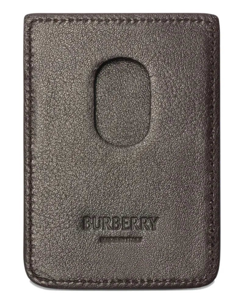 Burberry Kartenetui mit Art Check - Braun Braun