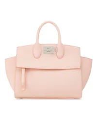 Ferragamo Studio Shopper mit Logo-Gravur Rosa