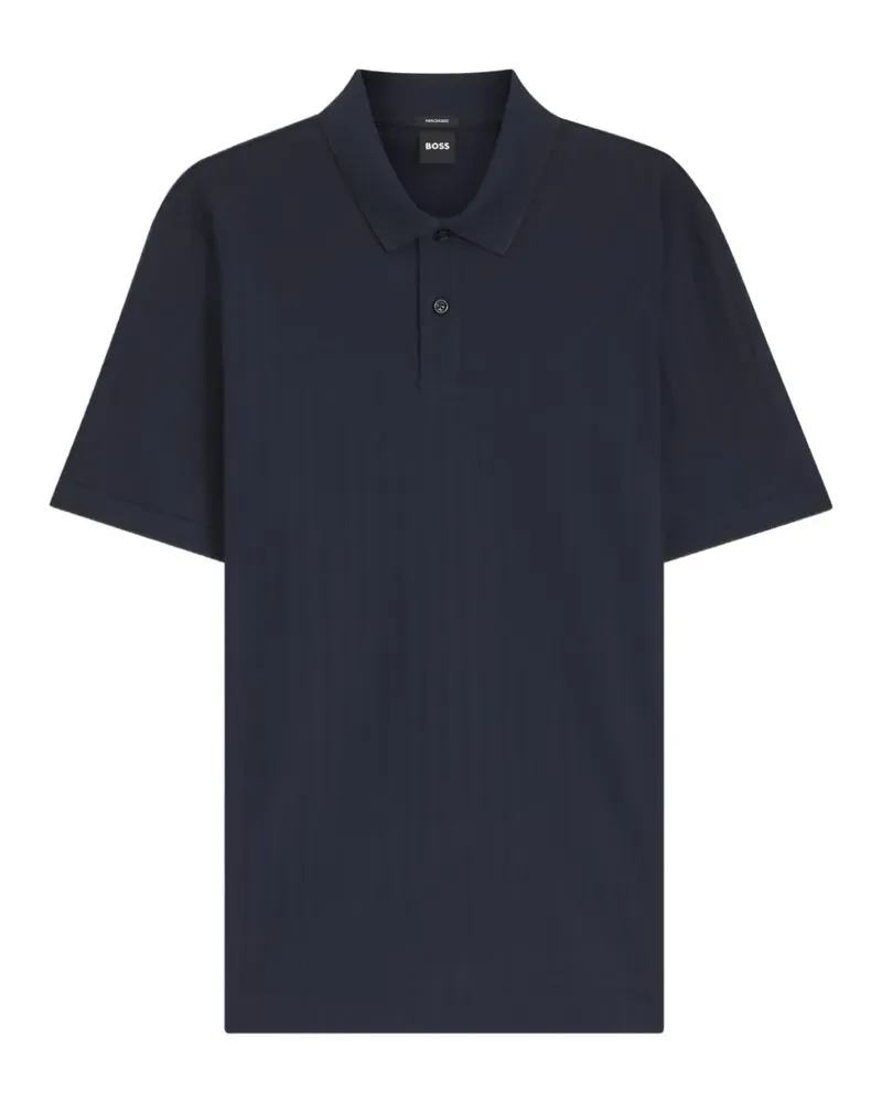 HUGO BOSS Gestreiftes Poloshirt - Blau Blau