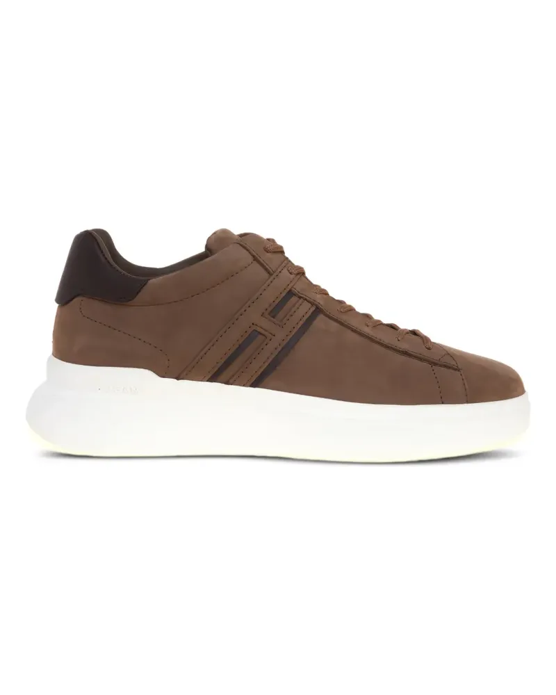 Hogan Sneakers mit H-Applikation - Braun Braun