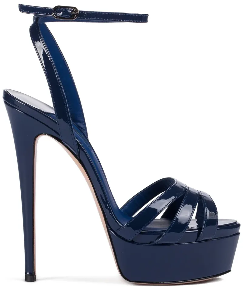 Le Silla Sandalen mit Riemchen, 140mm - Blau Blau