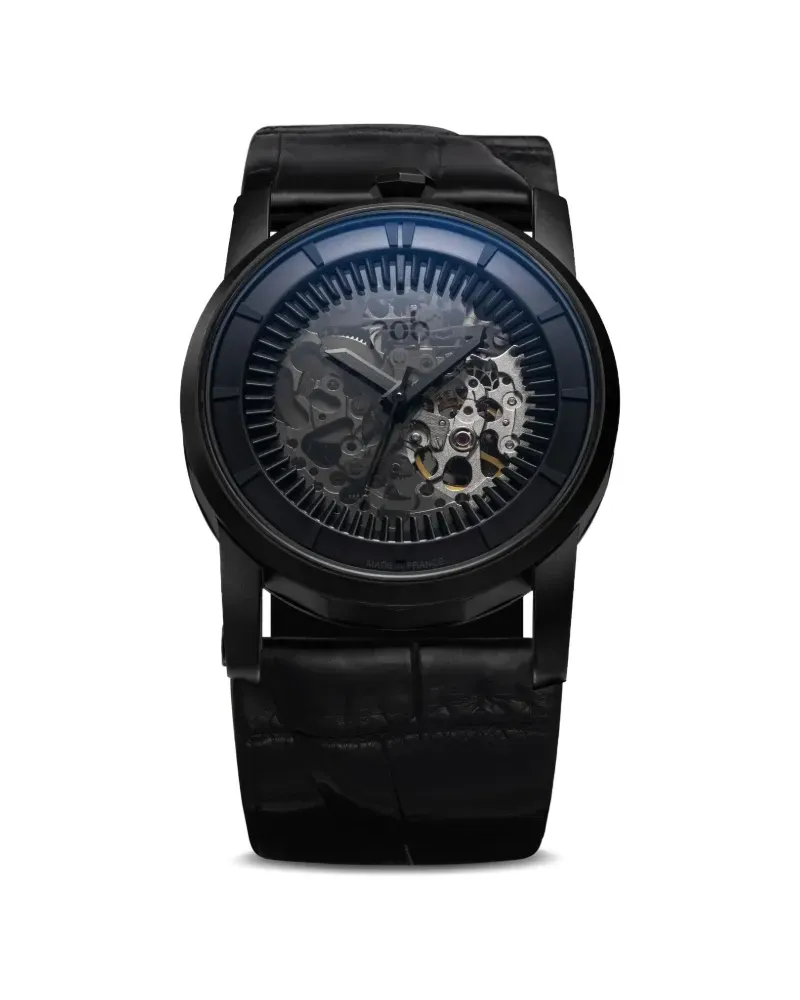 fob Paris Skeleton 42mm - Schwarz Schwarz