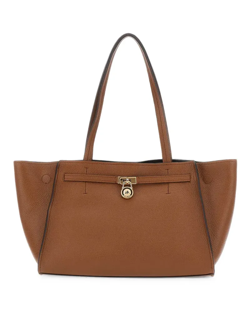Michael Kors Hamilton Moderne large leather tote bag - Braun Braun