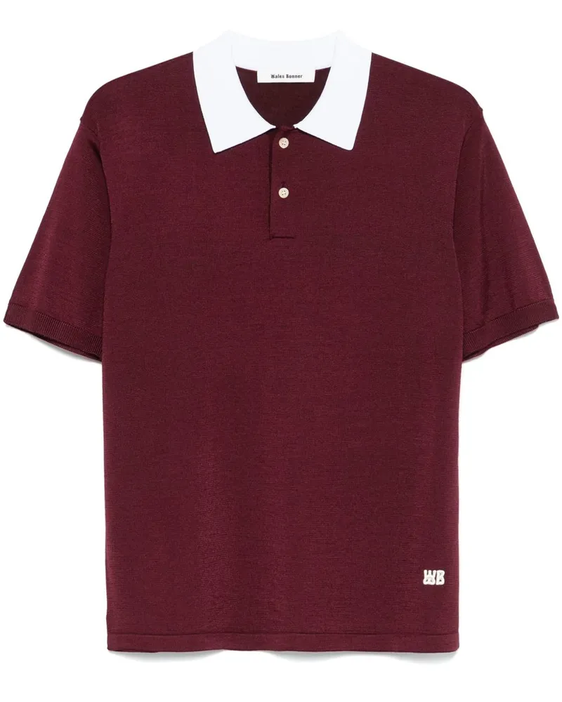 Wales Bonner Sun Poloshirt - Rot Rot