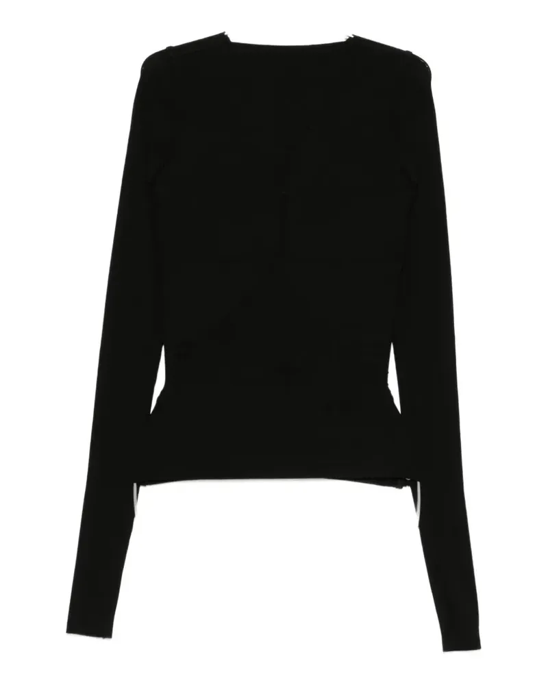 Rick Owens Temple long-sleeve top - Schwarz Schwarz