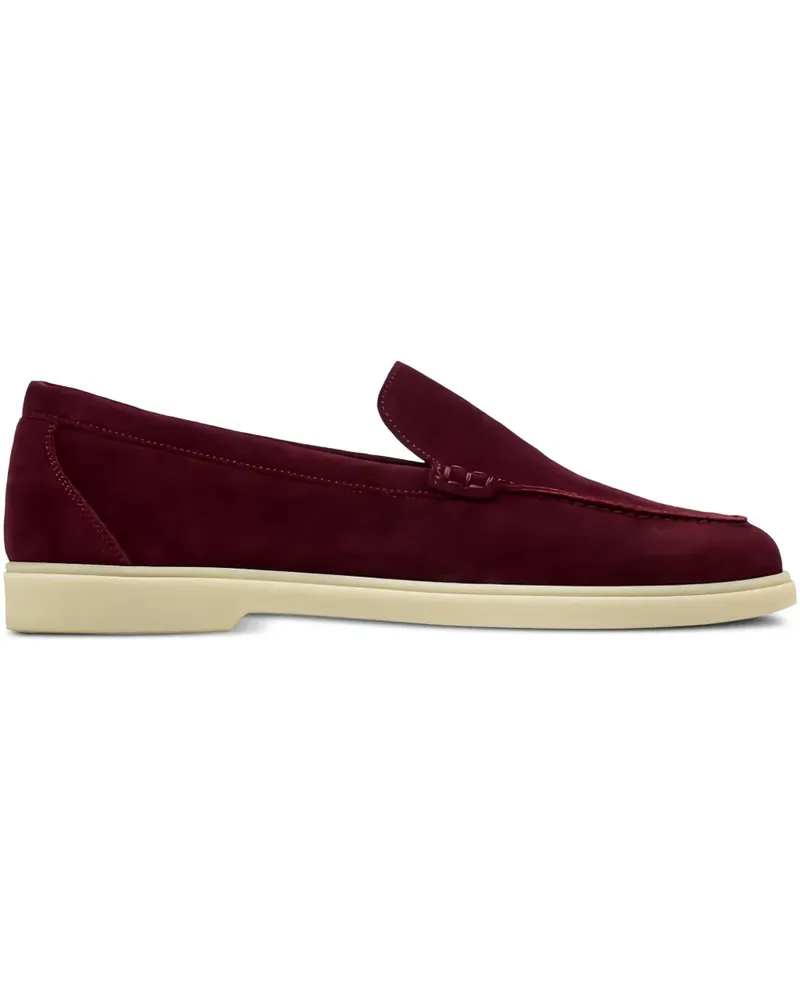 Magnanni Loafer aus Wildleder - Rot Rot