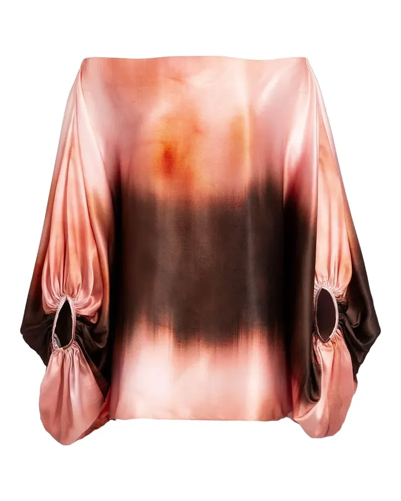 Silvia Tcherassi Schulterfreie Bellagio Bluse - Rosa Rosa