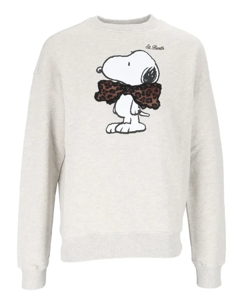 MC2 Saint Barth Stardust Snoopy-patch sweater - Grau Grau