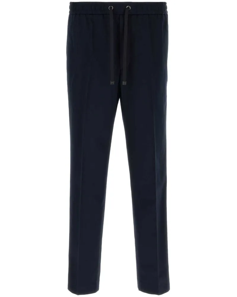 Moncler Gerade Hose mit Bügelfalten - Blau Blau